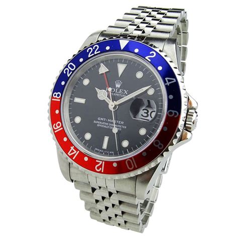 rolex blauw en rood|Rolex Pepsi horloges .